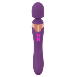 Wibrator i masażer łechtaczki 2 końce 21cm 8trybów